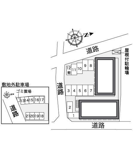 マリオネット(36958)の駐車配置図