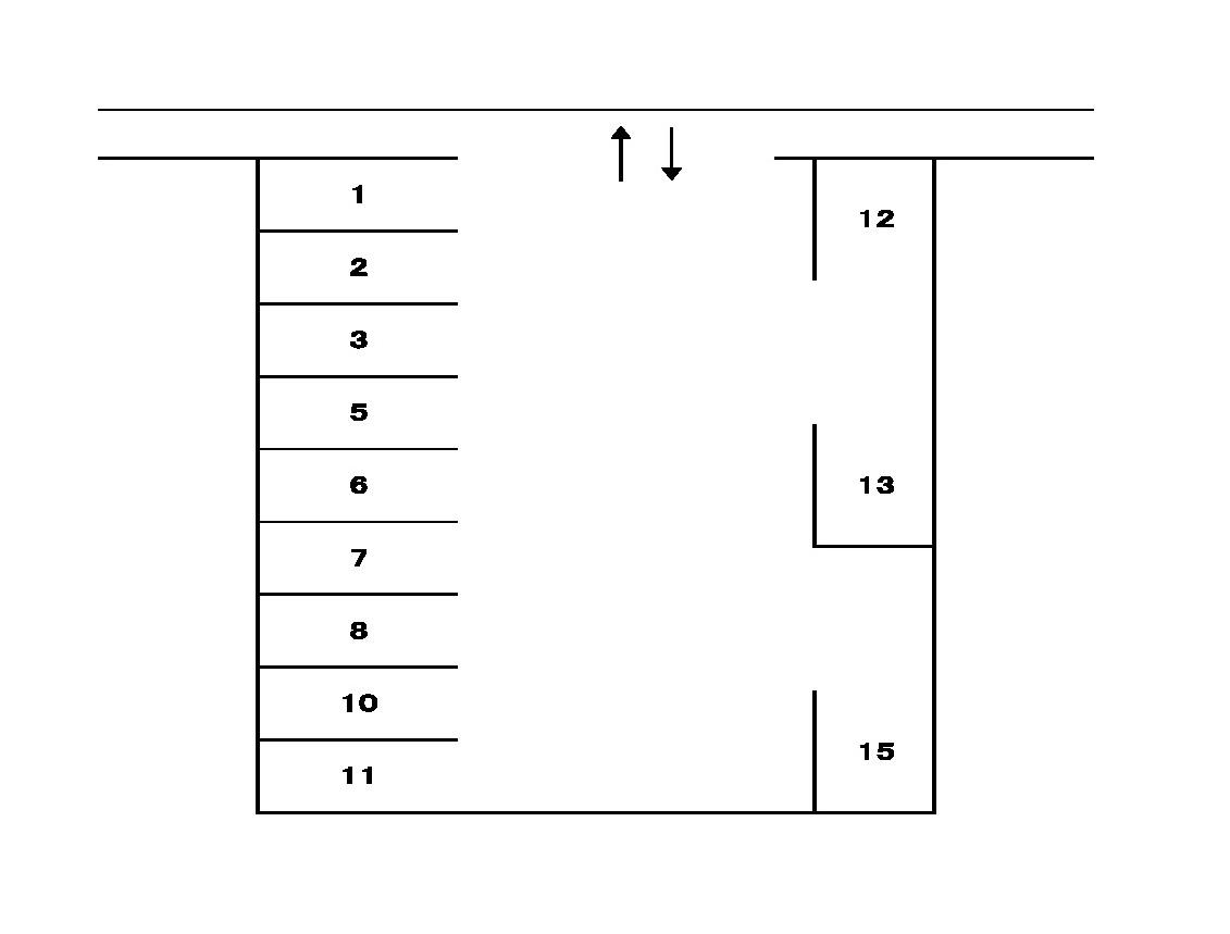 J-132の駐車配置図