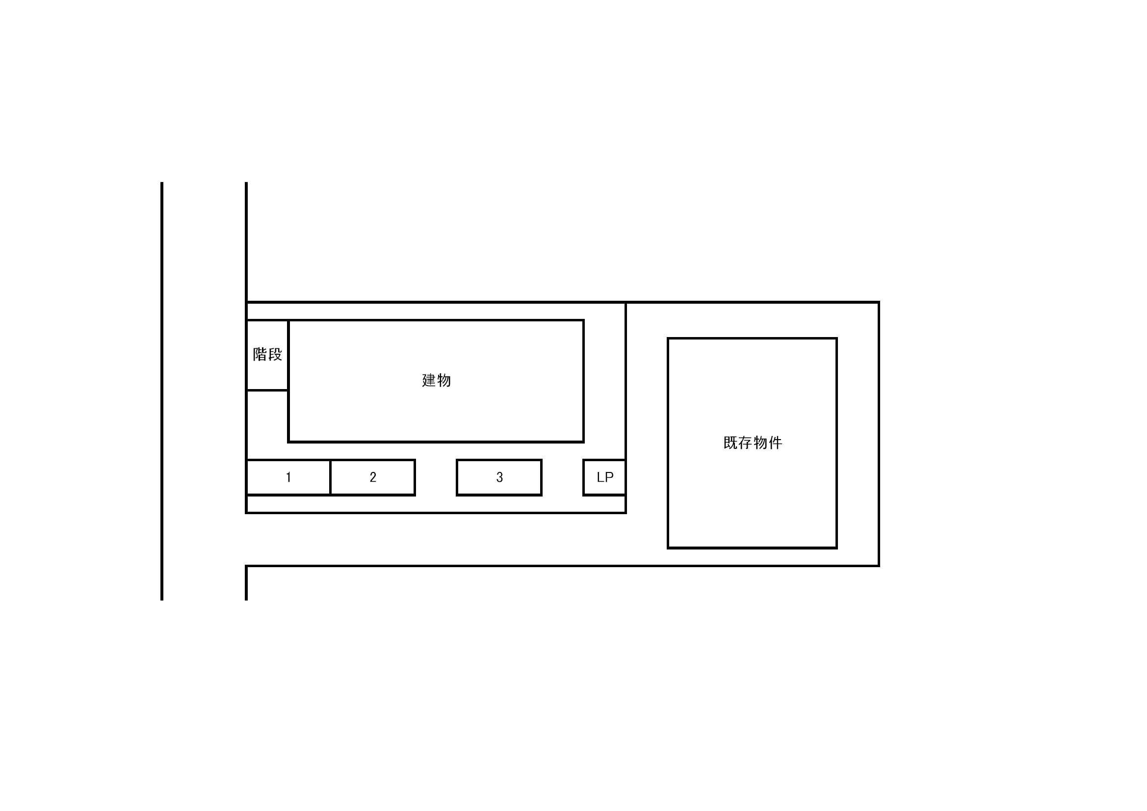 ウィンディ笹尾Ⅲ駐車場の駐車配置図