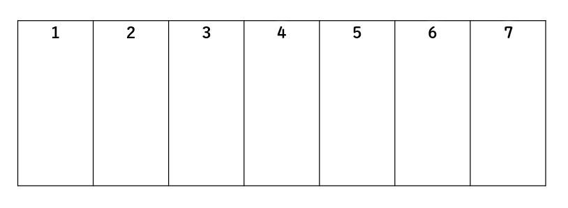 原郷新井駐車場の駐車配置図