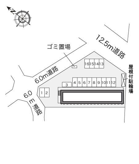 北条東(31956)の駐車配置図