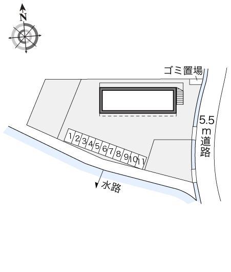 DAIKANⅡ(19351)の駐車配置図