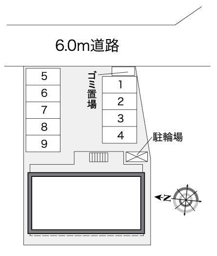 ラ フォンテーヌ(26098)の駐車配置図