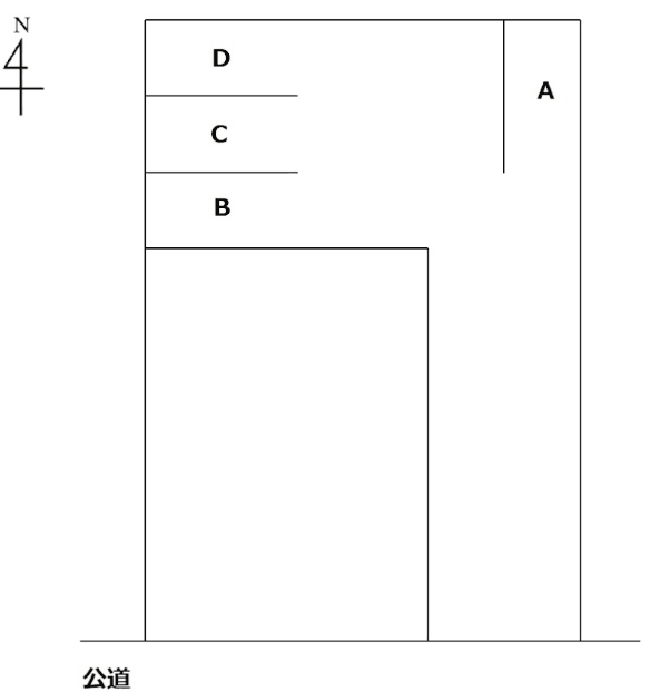 六反32パーキングの駐車配置図