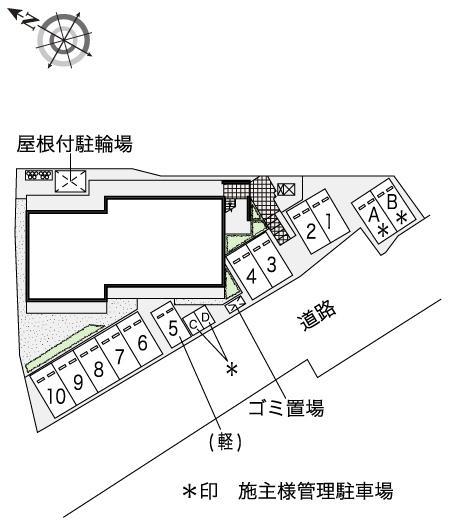 Casa宮町(44173)の駐車配置図