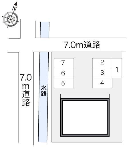 マ メゾン戸野目(24325)の駐車配置図