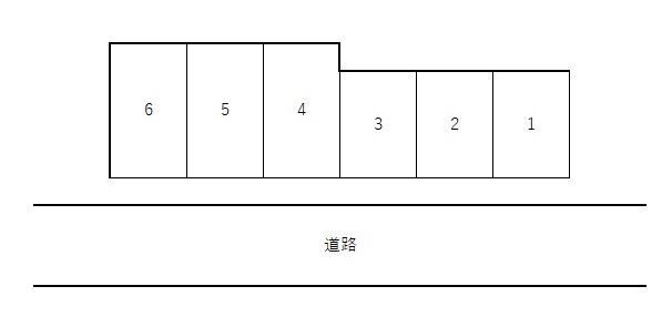 ジョイフル八枝まるちゃんパーキングの駐車配置図