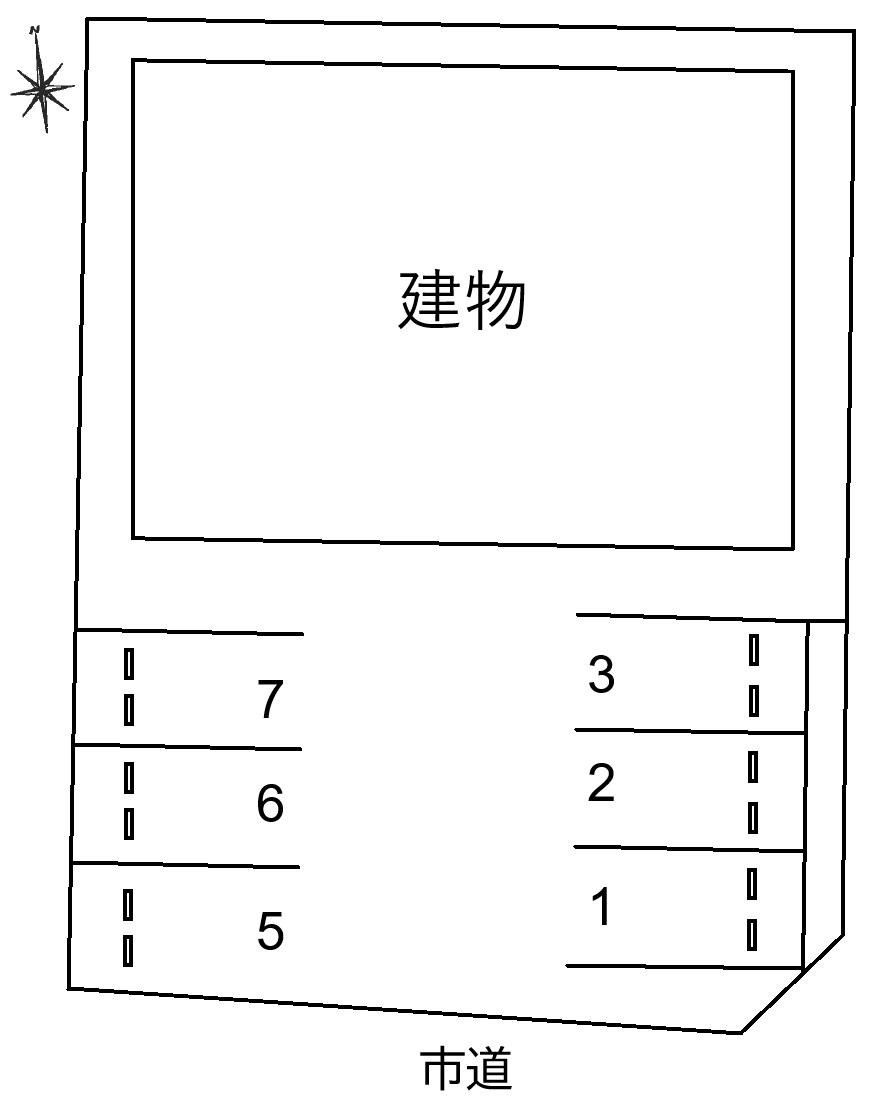 80038Amour chez-soiの駐車配置図