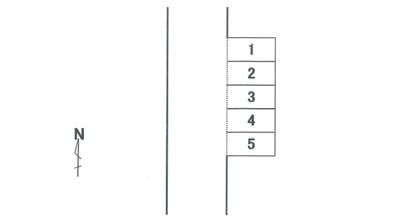 ダイニチ駐車場の駐車配置図