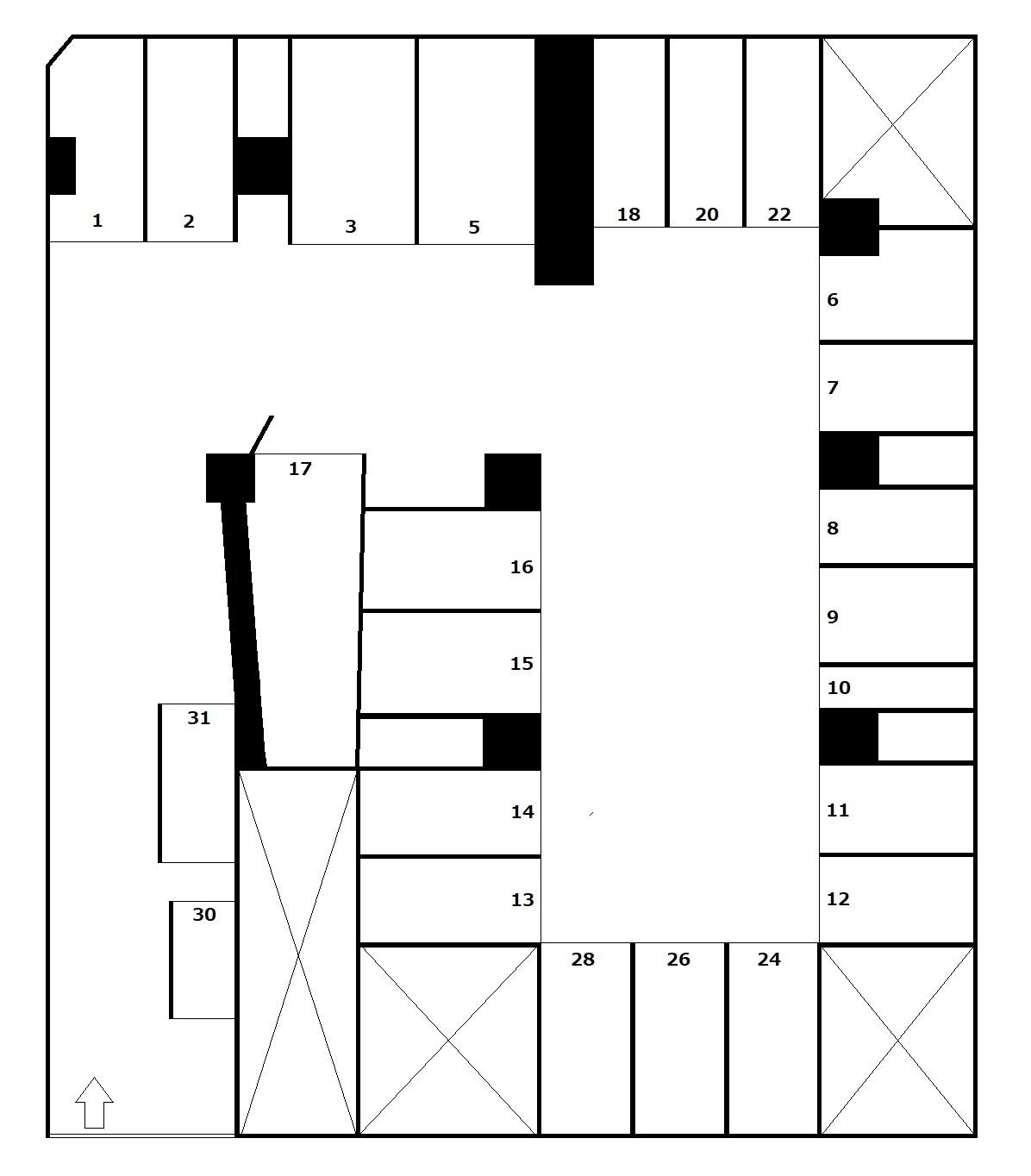 ストークマンション保土ヶ谷・石田駐車場の駐車配置図