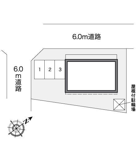 フィオーレ八木山(27799)の駐車配置図