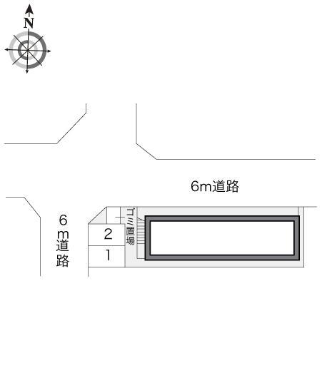 オクムラ(12691)の駐車配置図
