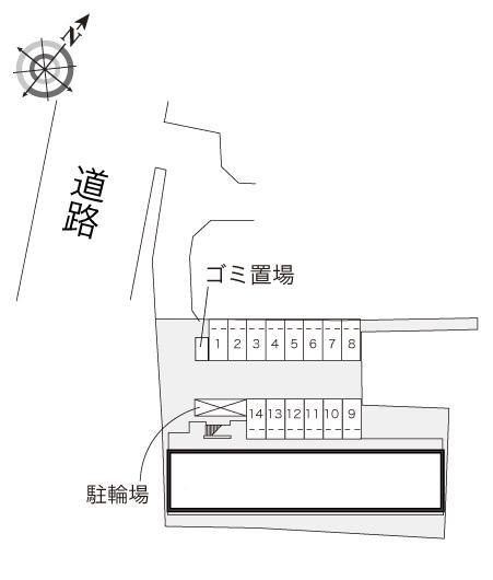 ルミエール(18745)の駐車配置図