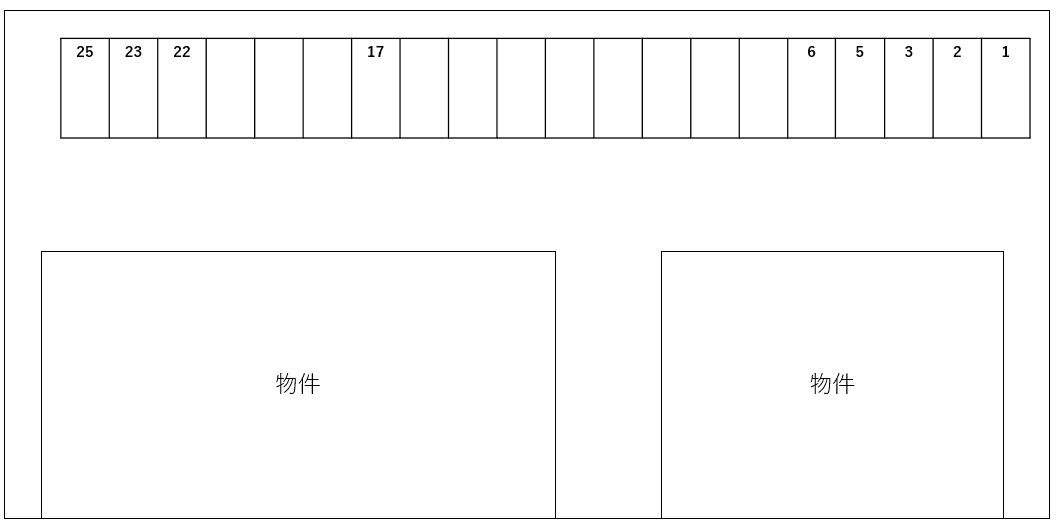 FOLIAR AB別駐車場の駐車配置図