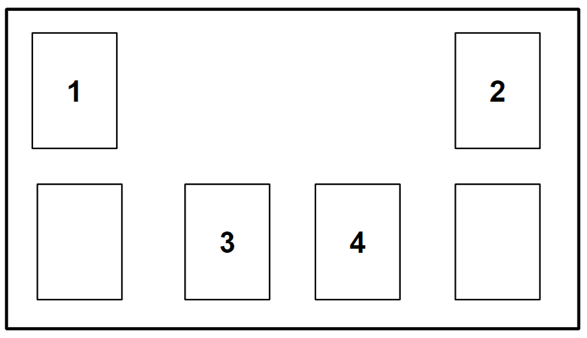 浅野駐車場の駐車配置図
