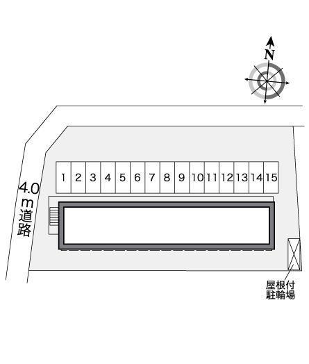 AmyⅡ(25802)の駐車配置図