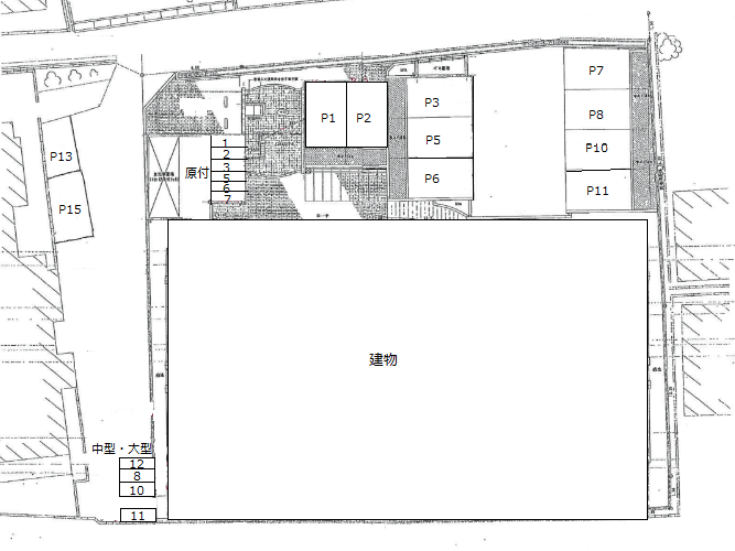 ALPORTO(アルポルト)の駐車配置図