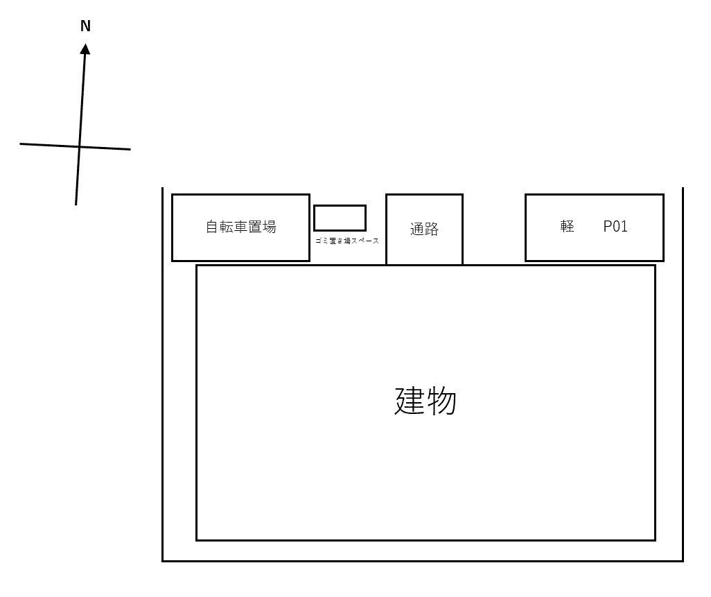 CB蓮田リーリエの駐車配置図