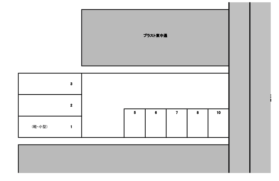 ダブルパーク東中通の駐車配置図