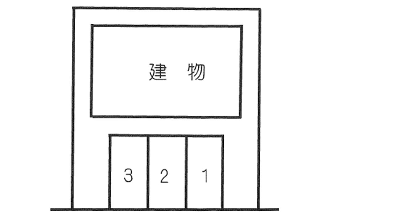 T・O マンション駐車場の駐車配置図