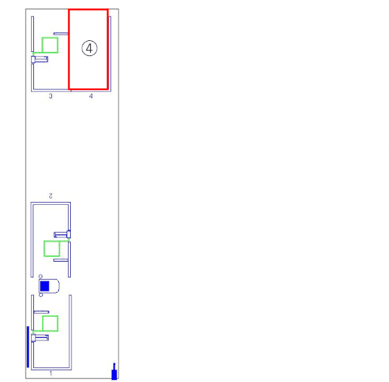千代田第1の駐車配置図
