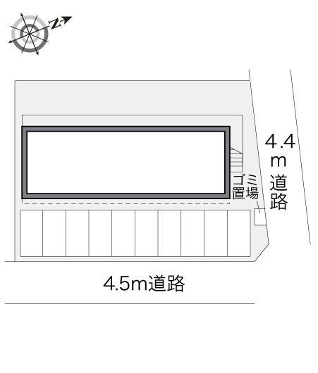 はっぴい(17168)の駐車配置図