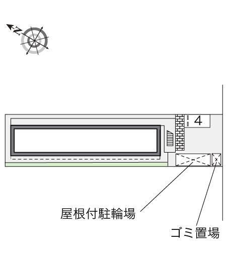 ドミールT・M・(14796)の駐車配置図