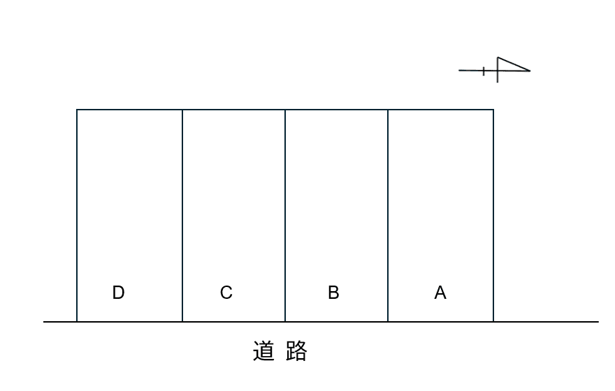 FKモンベル車庫の駐車配置図