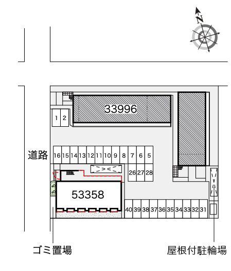 アマデウス(33996)の駐車配置図