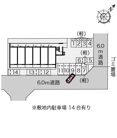 クレイノアーク浦西(56737)の駐車配置図