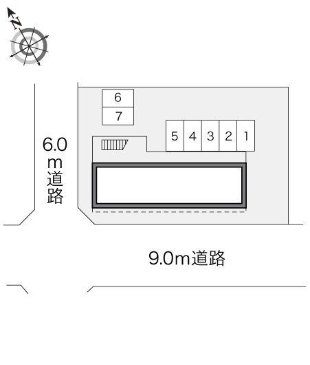 長門石(19353)の駐車配置図