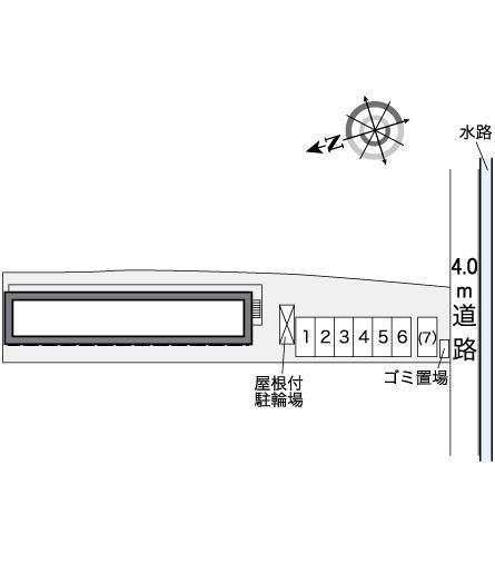 エスポアール(25706)の駐車配置図