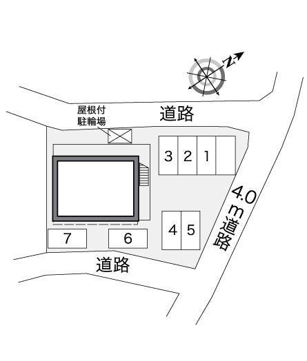 ミヤモト21(26112)の駐車配置図