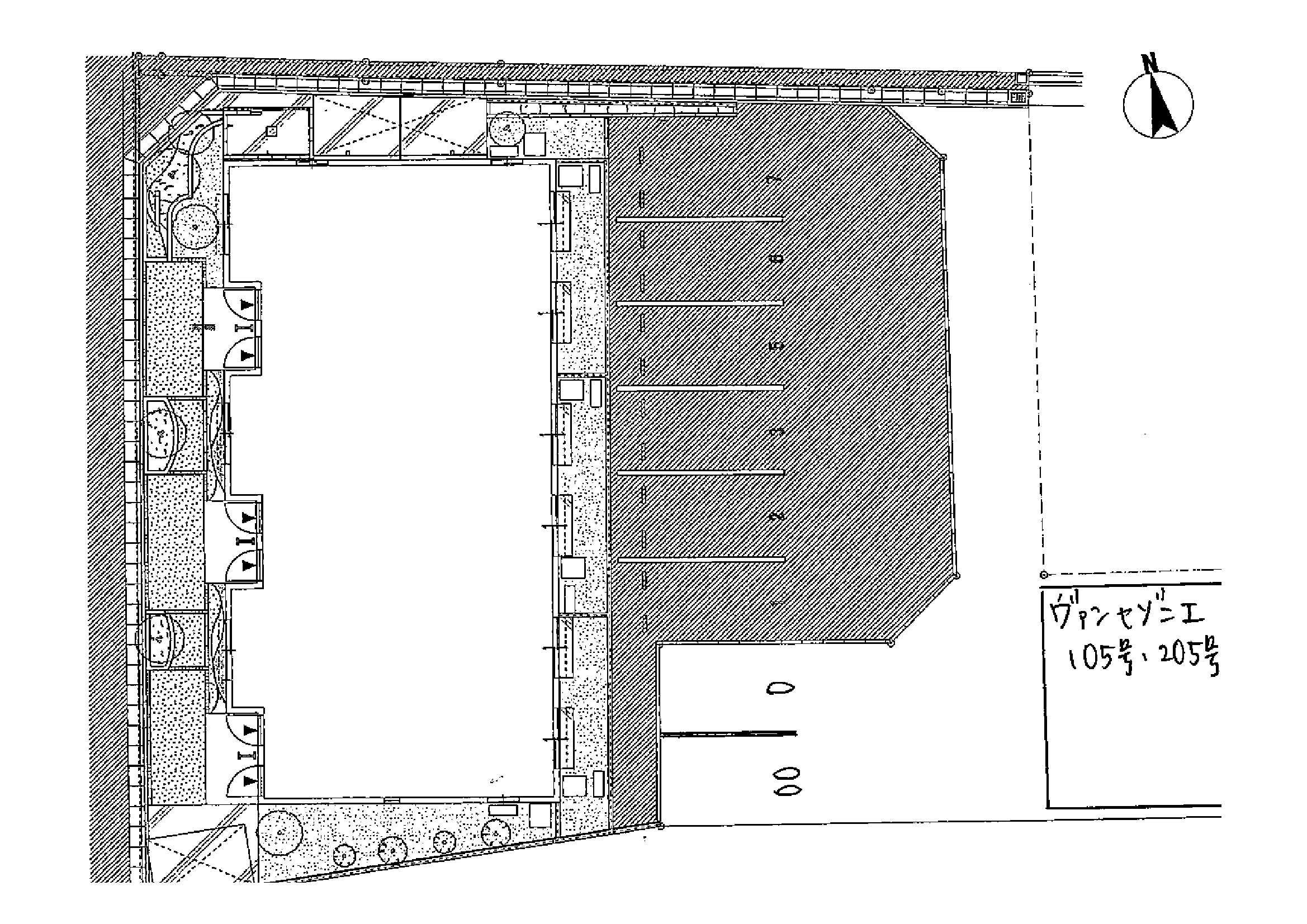 ヴァン・セゾニエの駐車配置図