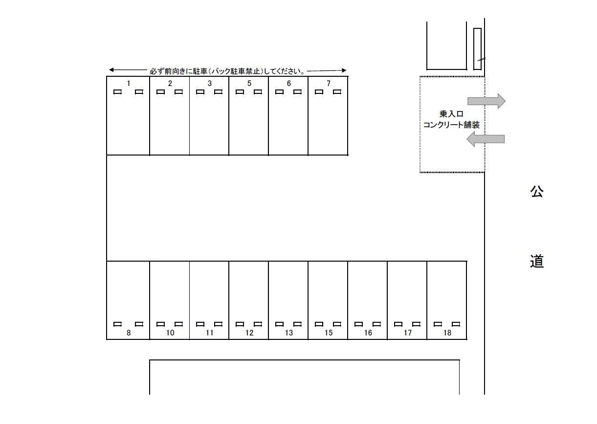 J-789の駐車配置図