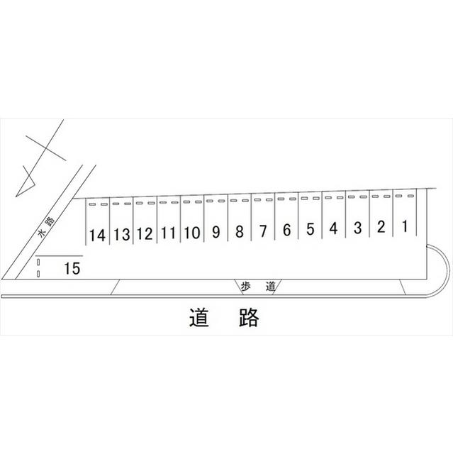 M21パーキングの駐車配置図