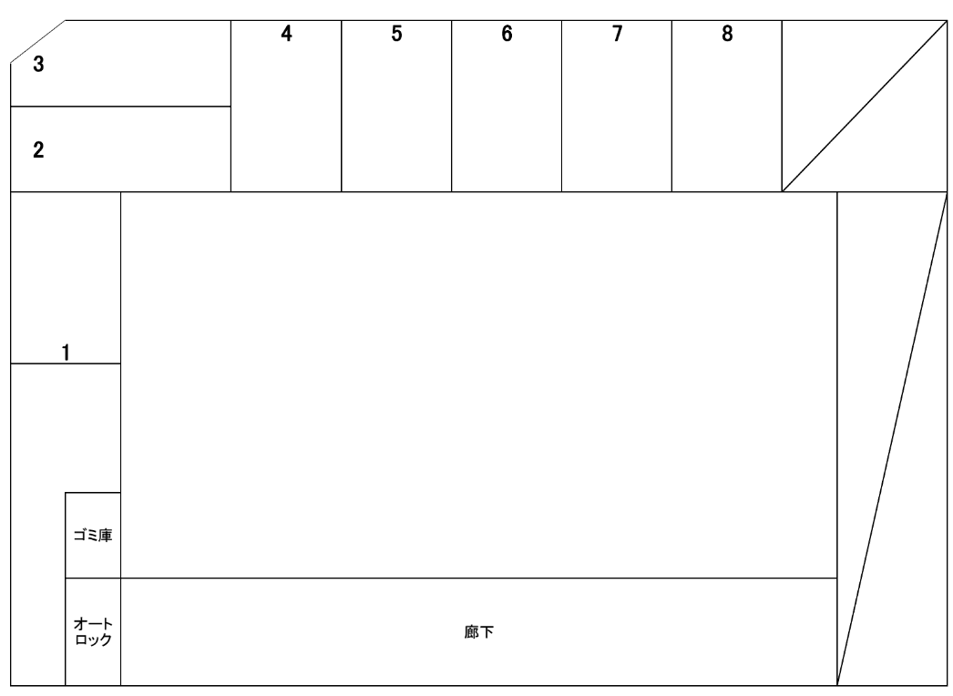 GRANDE SUMOA高宮 駐車場の駐車配置図