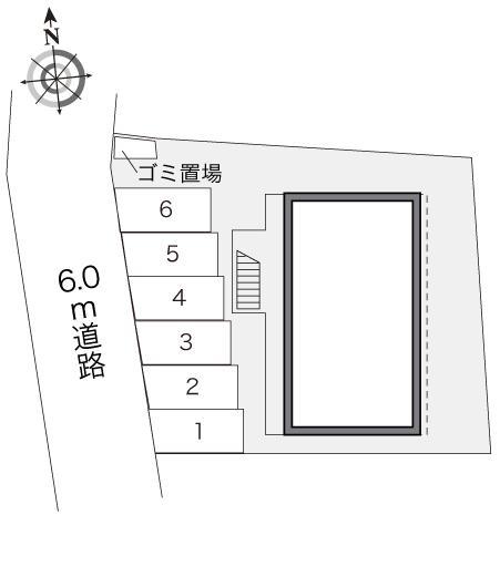 寺本駅(12747)の駐車配置図