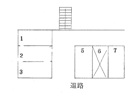 大塚駐車場の駐車配置図