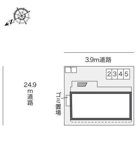 ロイヤルヒルズ.M(15669)の駐車配置図