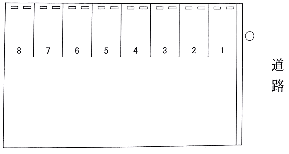 和幸第5パーキングの駐車配置図