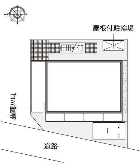 プチパレK(44642)の駐車配置図