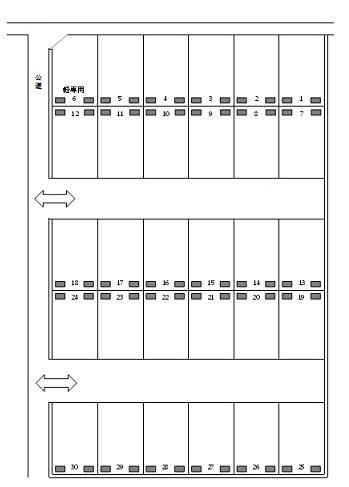 J-656の駐車配置図