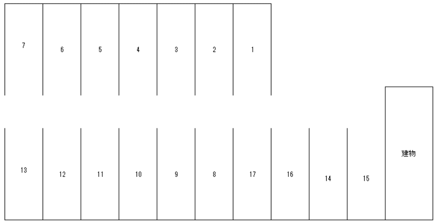 2.8パーキングの駐車配置図