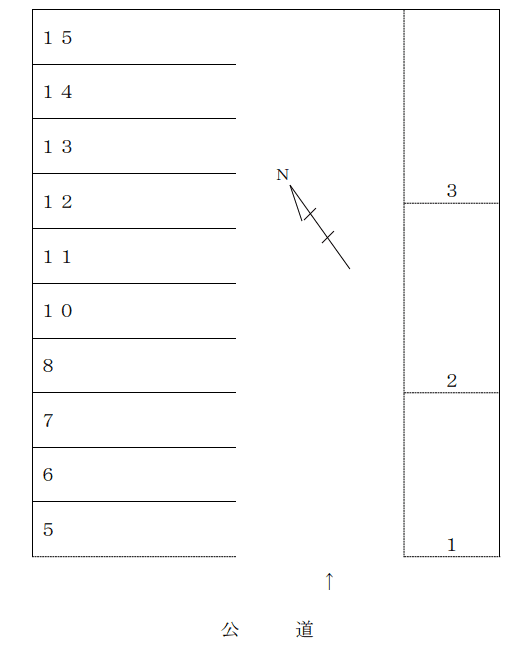 818の駐車配置図