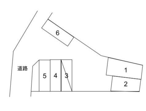 本田ガレージの駐車配置図