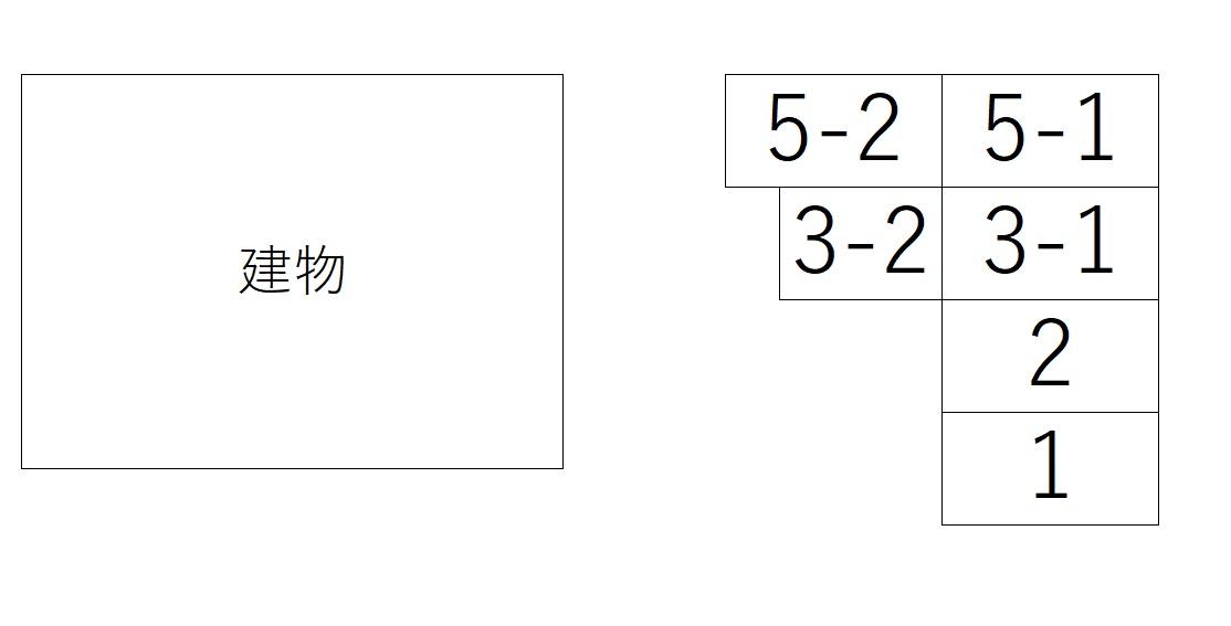 CLAIRの駐車配置図