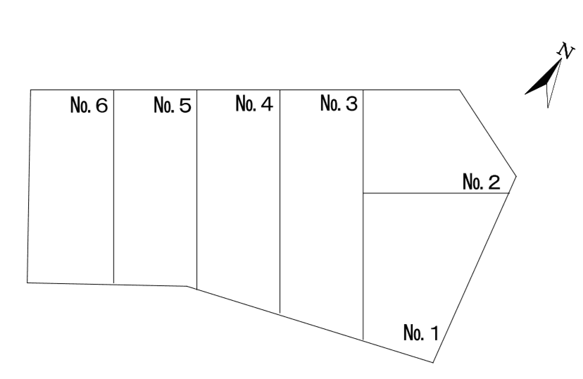 第3城南町月極駐車場の駐車配置図