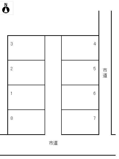 パーキング宮下の駐車配置図
