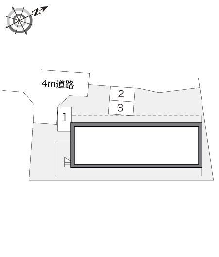 YOSHIKO B(15287)の駐車配置図
